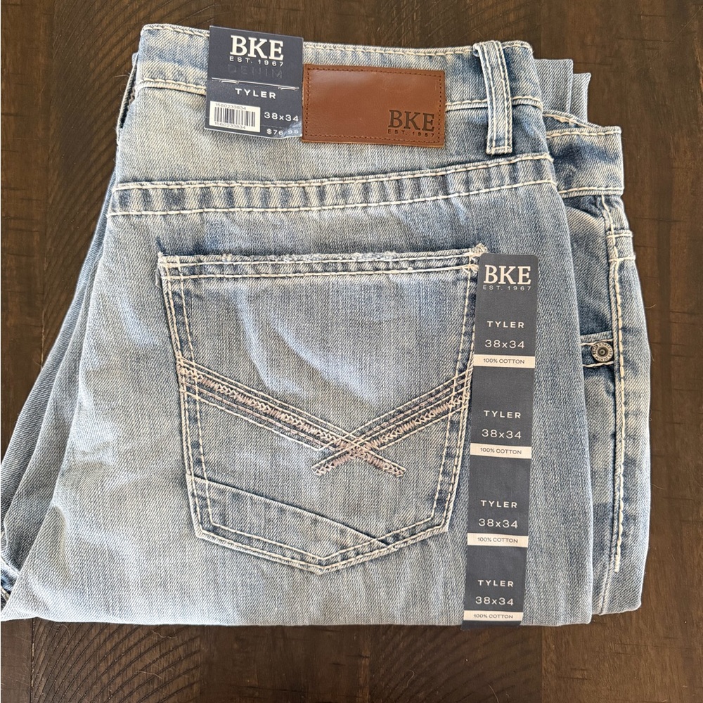 BKE Tyler Medium Blue Denim Jeans